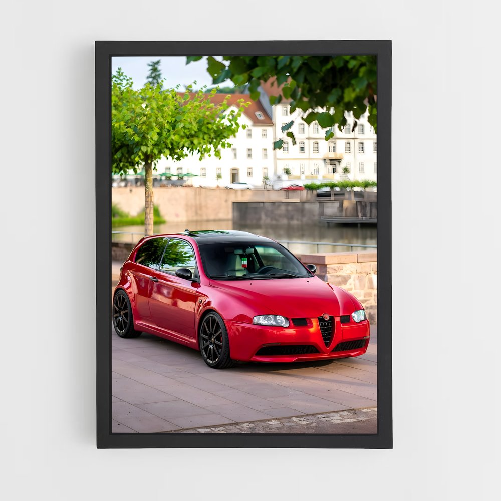 Poster Alfa Racer – affiche Alfa Romeo (vue 2)